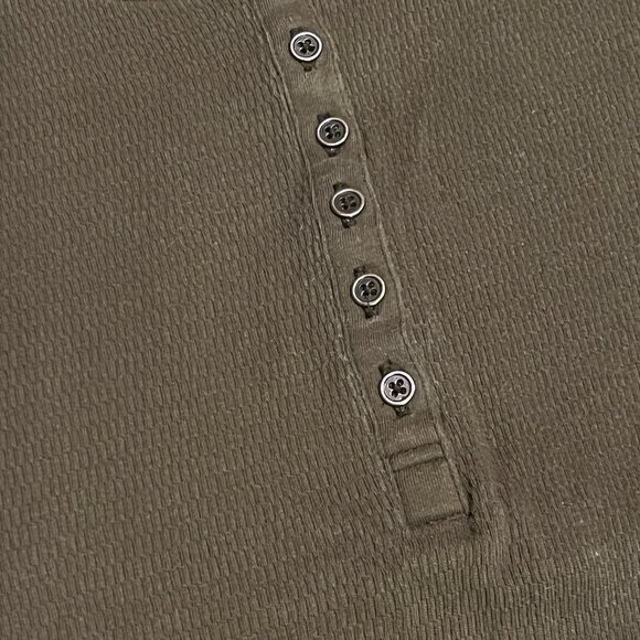 Eddie Bauer woman's long-sleeved waffle-knit - Picture 3 of 5